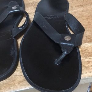 Ferragamo flip-flops all leather as is final sale